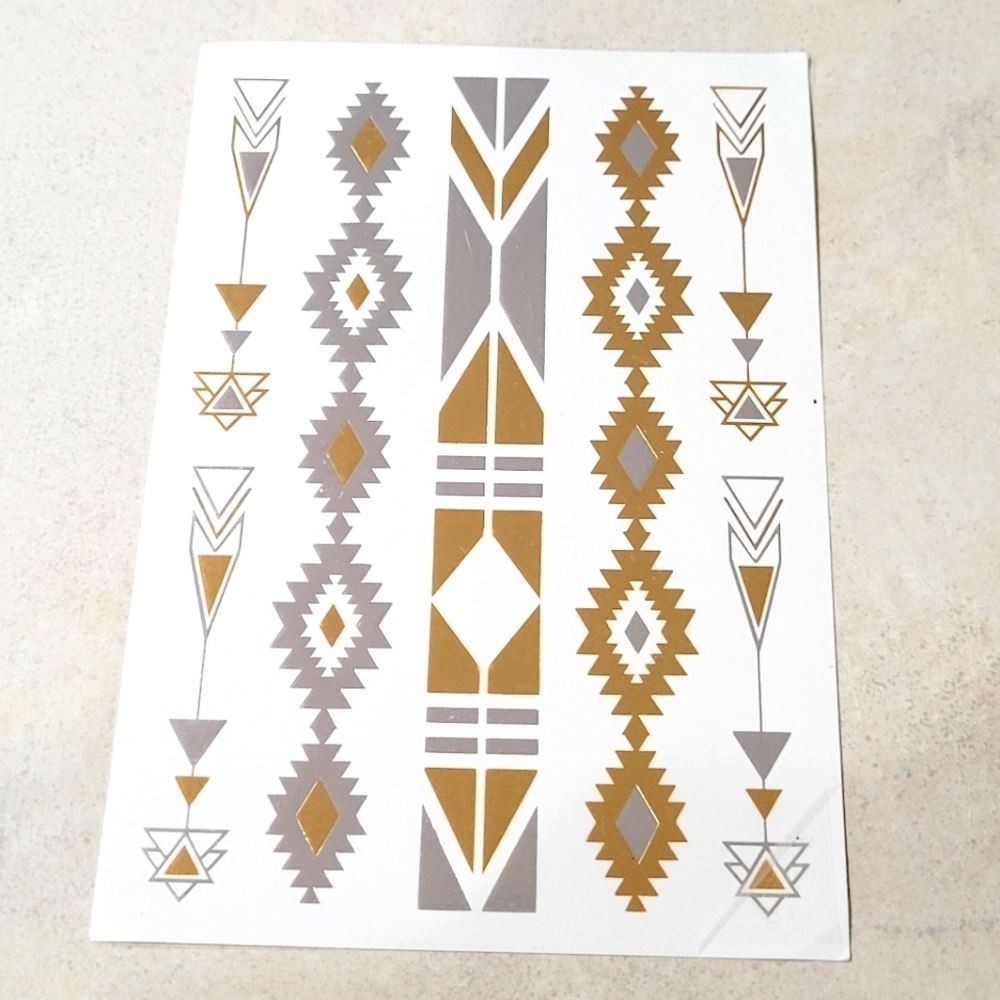Flash Tattoo Metallic Temporary Tattoos